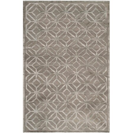 Safavieh 6 x 9 ft. Tibetan Hand Knotted Rectangle Area Rug, Slate TB425B-6